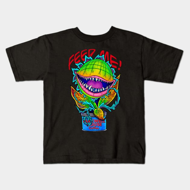 Feed Me Kids T-Shirt by The Fat Cat Studio